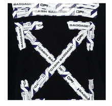 Load image into Gallery viewer, Off-White Airport Tape Arrows Diag Over Hoodie Black/Multicolor
