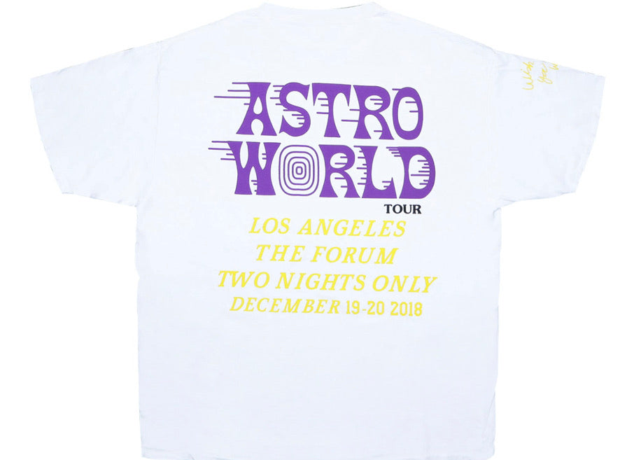 Travis Scott Astroworld LA Exclusive T-shirt