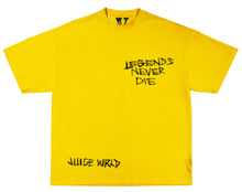 Load image into Gallery viewer, Juice Wrld x Vlone Inferno Tee Yellow
