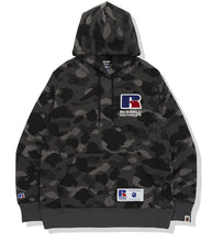 Load image into Gallery viewer, BAPE x Russell Color Camo College Pullover Hoodie
